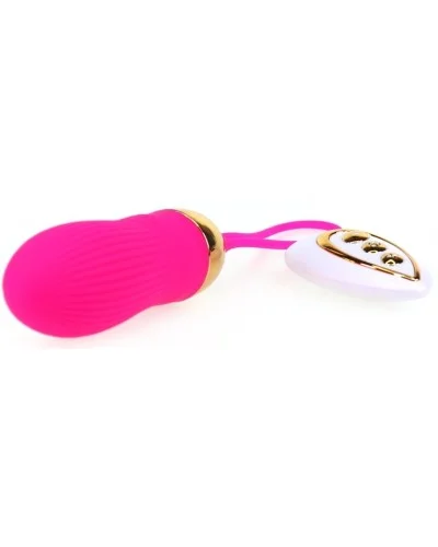 Oeuf vibrant Stripe Sex 8.5 x 3cm Fuchsia pas cher