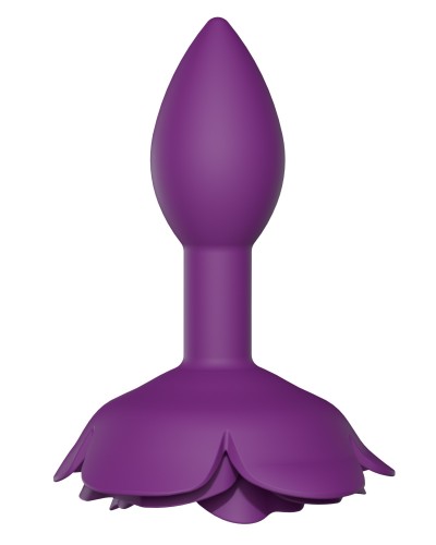 Plug anal Bijou Open Roses S 8 x 2.9cm Violet pas cher