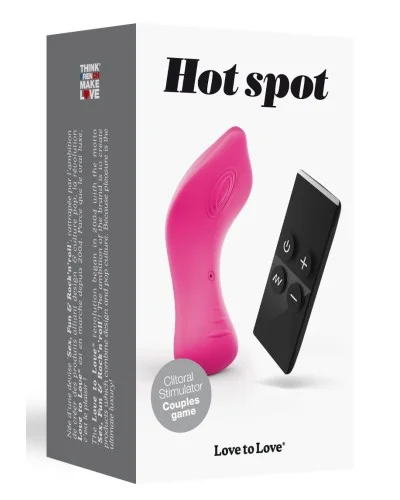 Stimulateur de clitoris Hot Spot Rose pas cher