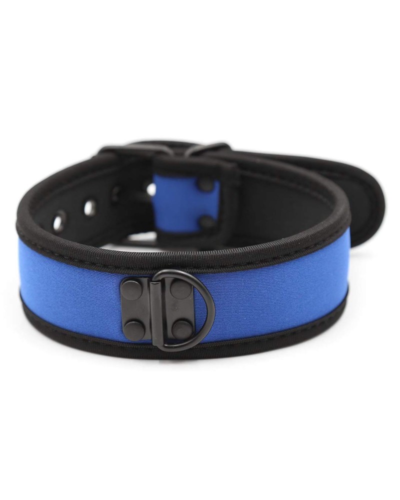 Collier en nEoprene Bleu pas cher