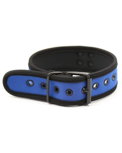 Collier en nEoprene Bleu pas cher