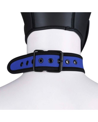 Collier en nEoprene Bleu pas cher