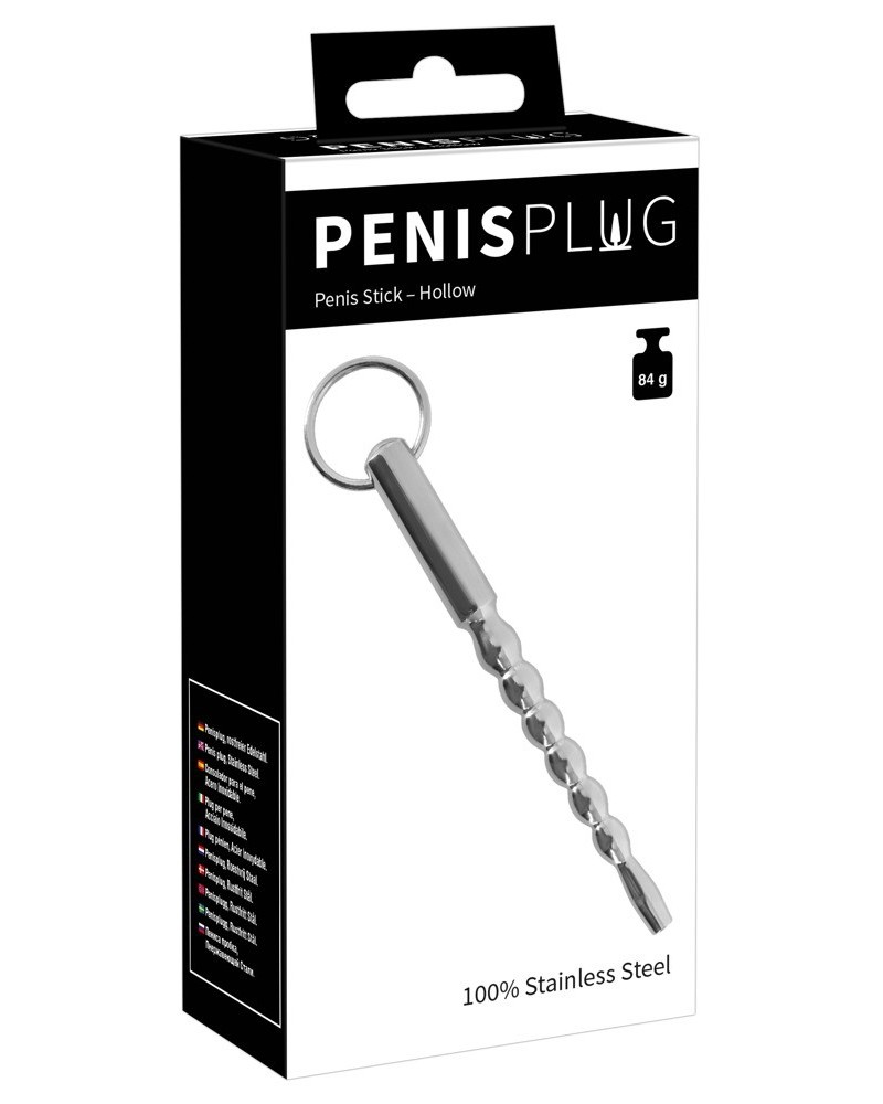 Plug Urètre percé Cock Top M 4.5cm - Diamètre 6mm pas cher - La Bou