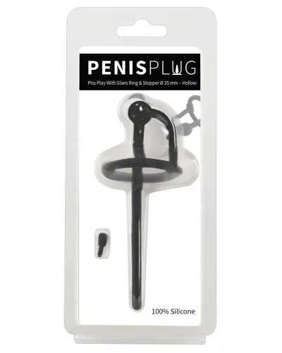 Plug d'uretre percE Play Stop 10.5cm - Diametre 6mm pas cher