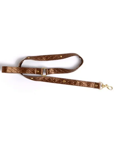 Collier et laisse Darling Pet Bronze 1m pas cher