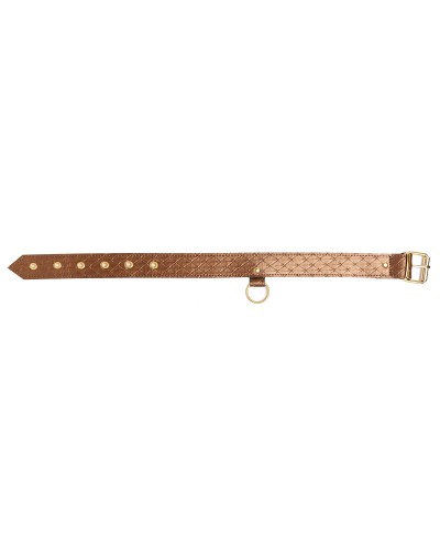 Collier et laisse Darling Pet Bronze 1m pas cher