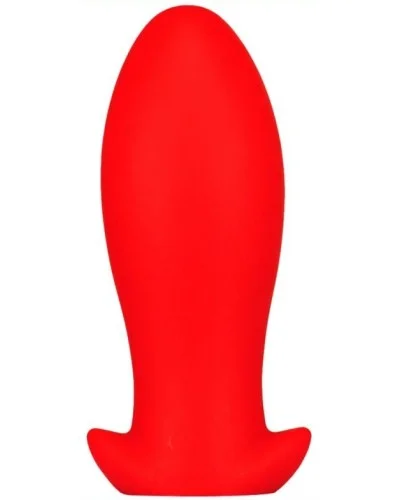 Plug silicone Saurus Egg S 10 x 4.5cm Rouge pas cher