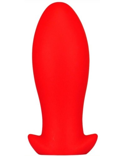 Plug silicone Saurus Egg XXL 18.5 x 8.5cm Rouge pas cher