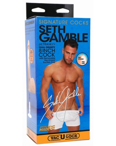 Gode rEaliste Acteur Seth Gamble 15 x 4cm pas cher