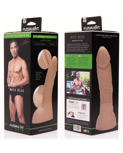 Gode Mick Blue Fleshlight Guys 16.5 x 5cm pas cher