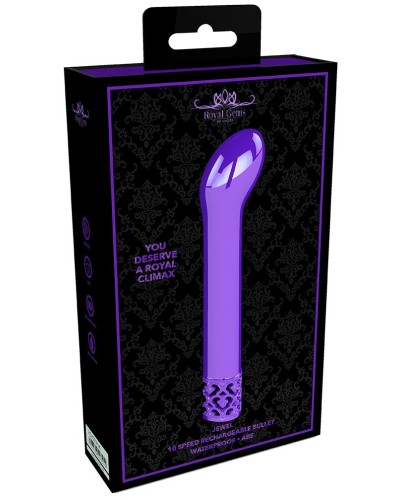 Mini Vibro Jewel Royal 12cm Violet pas cher