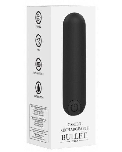 Mini Vibro Bullet Up 7.7 x 2cm Noir pas cher