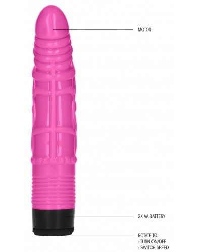 Gode vibrant Dildo Vibe Slight 16 x 3.8cm Rose pas cher