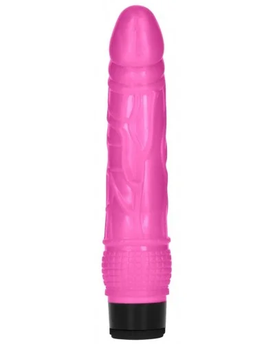 Gode vibrant Dildo Vibe Thin 18 x 4.2cm Rose pas cher