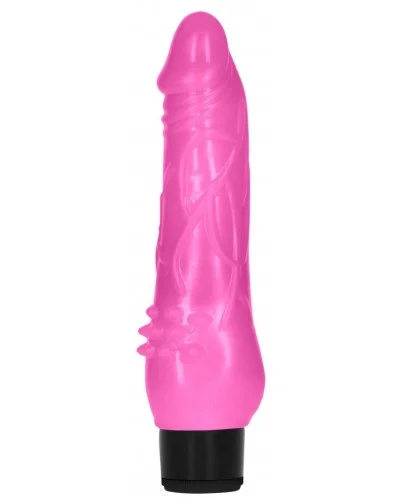 Gode vibrant Dildo Vibe Fat 17 x 5cm Rose pas cher