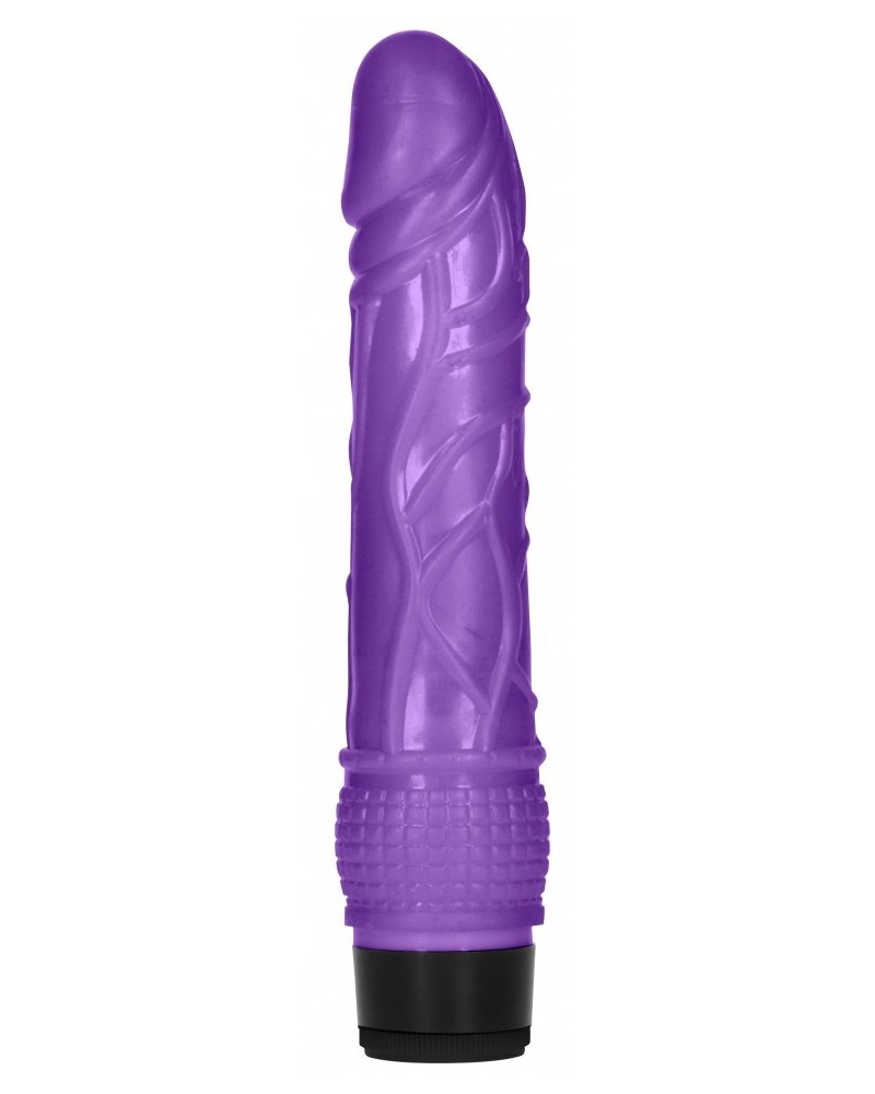 Gode vibrant Dildo Vibe Thin 18 x 4.2cm Violet pas cher