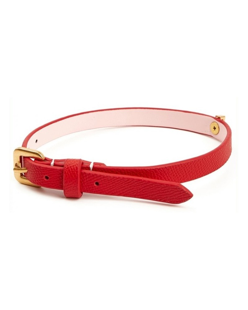 Collier Phoebe Rouge pas cher