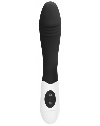 Vibro Ribbed Vibrator 12 x 3.7cm Noir pas cher