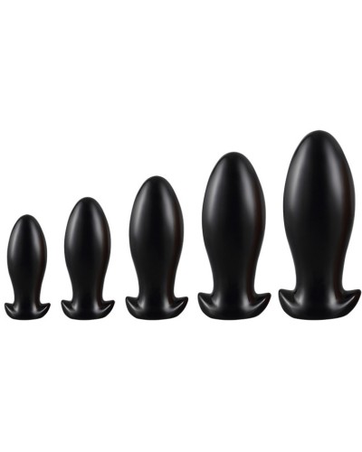 Plug Drakar Egg XL 16.5 x 7.5cm Noir pas cher