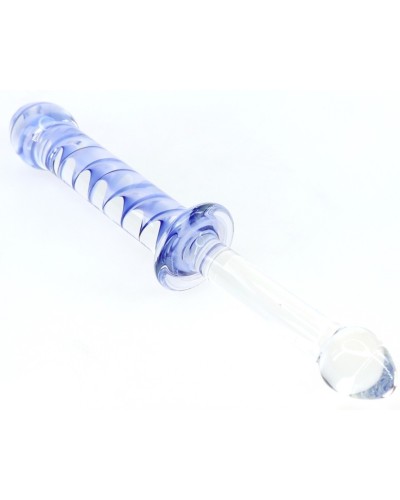 Gode en verre Screw Duo 24 x 3.3cm pas cher