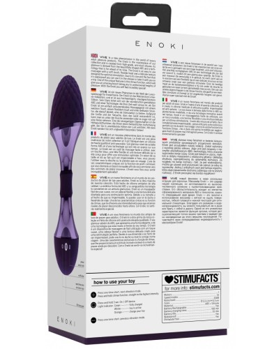 Stimulateur de clitoris Enoki Vive 12.5cm Violet pas cher