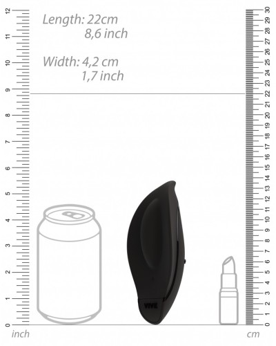 Stimulateur de clitoris Minu 10 x 5cm Noir pas cher