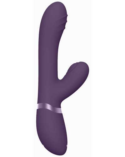 Vibro Rabbit Tani 22 x 3.5cm Violet pas cher