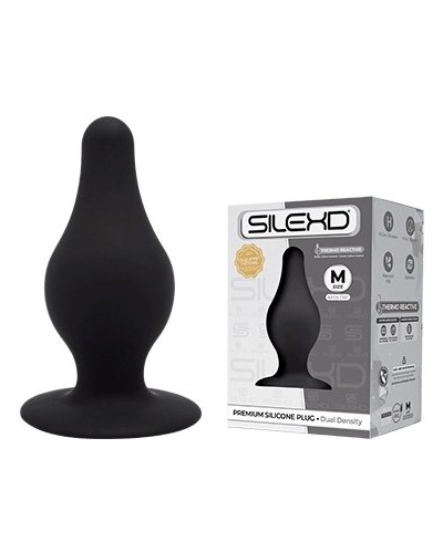 Plug Silexd Modele 2 - M - 9 x 4cm Noir pas cher