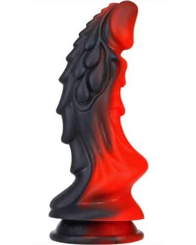 Gode Dragon Zomay 18 x 6cm Noir-Rouge pas cher