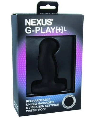 Plug prostatique Vibrant G-Play L Nexus 9 x 3.5cm Noir pas cher