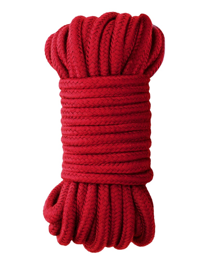 Corde pour Bondage Rouge 10m pas cher