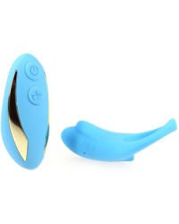 Cockring vibrant Shark 29mm Bleu pas cher