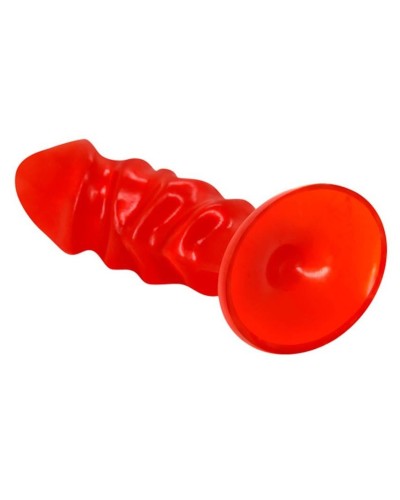 Plug Butt Dick 10 x 3.5cm Rouge pas cher