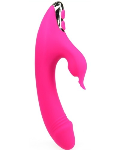 Vibro Rabbit a aspiration Amant Vibe 22cm Rose pas cher