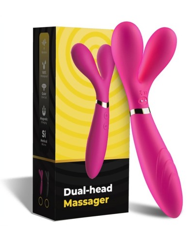 Wand Y-Duo 20cm Rose pas cher