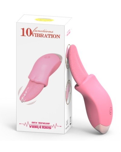 Langue vibrante Sex Tongue 10 Vibrations pas cher