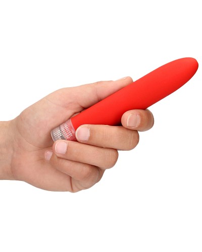 Mini Vibro Eleni 14cm Rouge pas cher