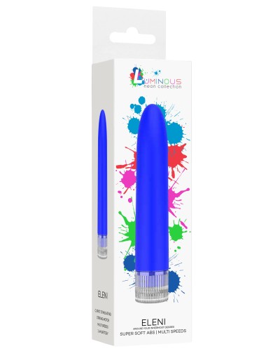 Mini Vibro ELENI 14cm Bleu pas cher