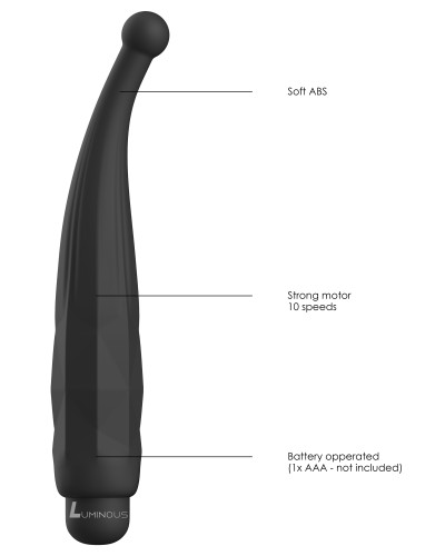 Mini Vibro Lyra 15cm Noir pas cher