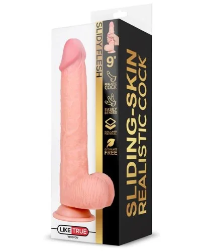 Gode rEaliste Slidy Cock 17 x 4cm pas cher