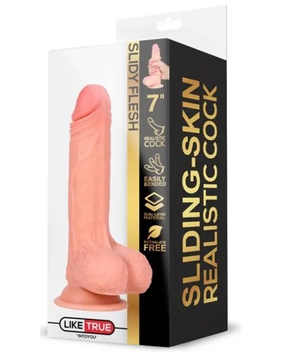 Gode rEaliste Slidy Cock 12.5 x 3.8cm pas cher