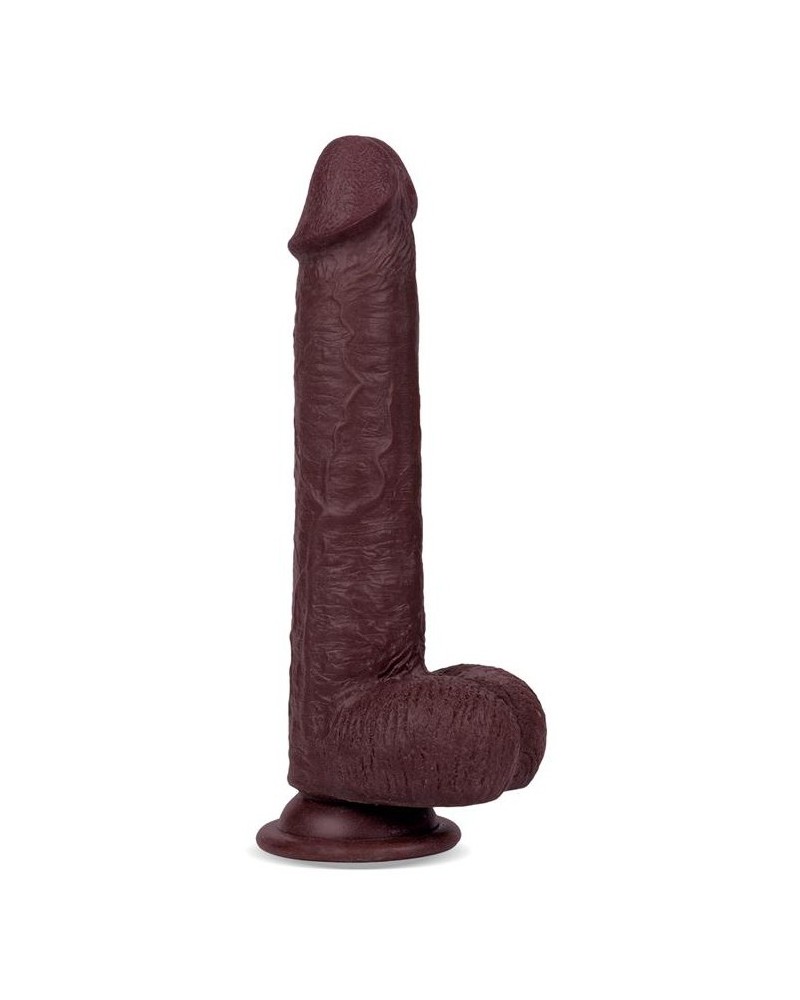 Gode rEaliste Slidy Cock 17 x 4cm Marron pas cher