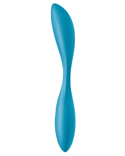 Vibro G-Spot Flex 1 Satisfyer 20cm Turquoise pas cher