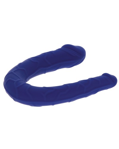 Mini Double gode U-Shape 11 x 3.1cm Bleu pas cher