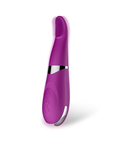 Stimulateur de clitoris Tongue Vibrator 19cm Violet pas cher