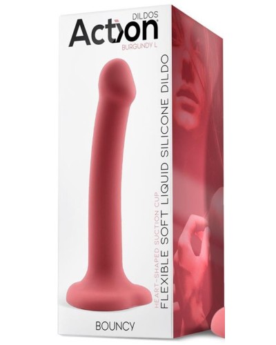 Gode en silicone Bouncy L 17 x 4cm pas cher