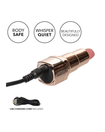 Vibro Lipstick 8cm Rose clair pas cher