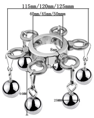 Ballstretcher Pics et Poids Taurus Taille 45 mm