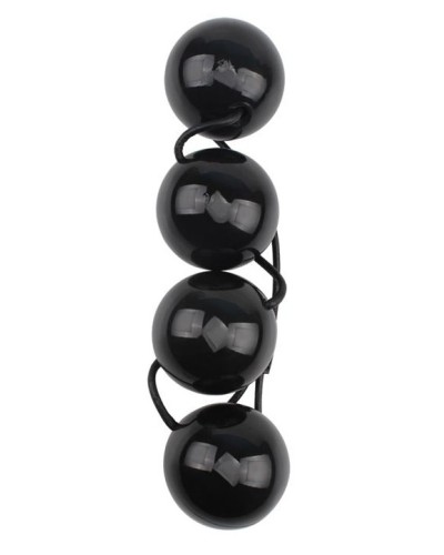 Boules anales Rubicon L 35 x 6cm Noires