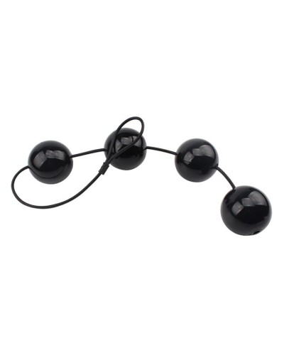 Boules anales Rubicon L 35 x 6cm Noires